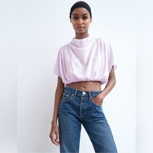 Cropped Zara Blouse / Worn once